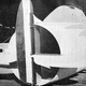 The vertical and horizontal stabilizers mounted at the rear of the fuselage tube allow air from the engine to flow over the control surfaces. (Author unknown)